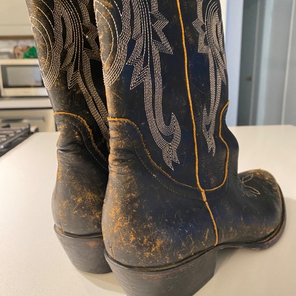 Mezcalero Black Cowboy boots (Women’s 9) - Picture 9 of 10